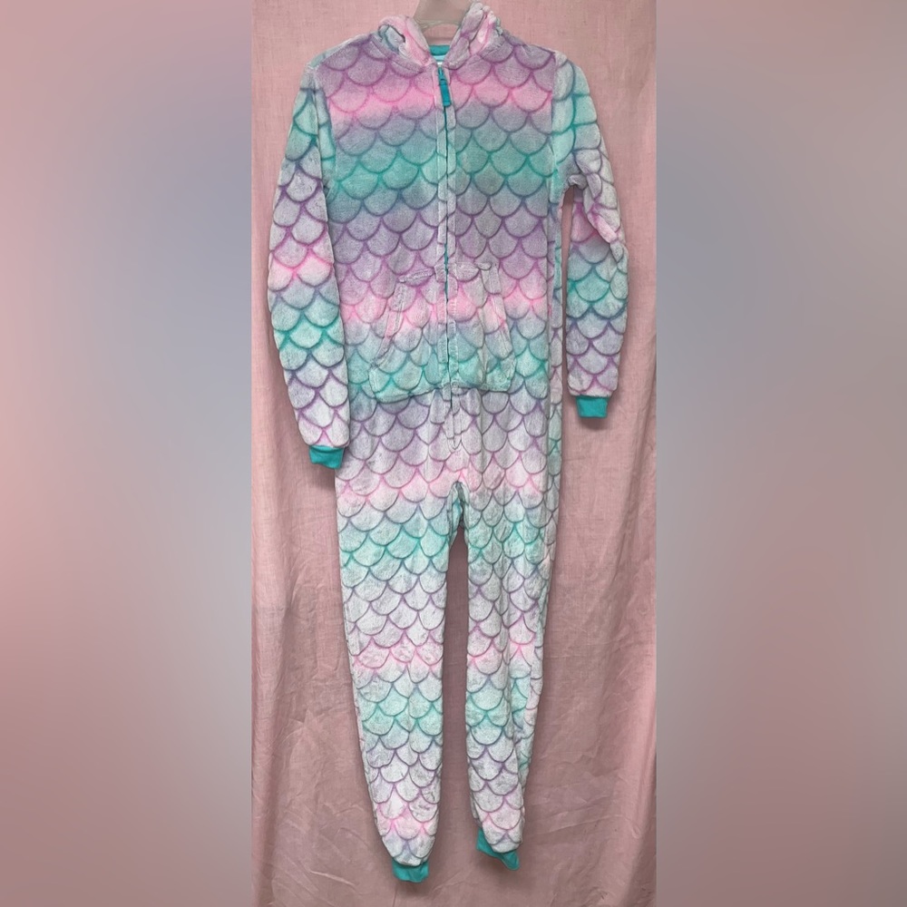 Cat & Jack Girls Size XL 14/16 Onesie Pajamas